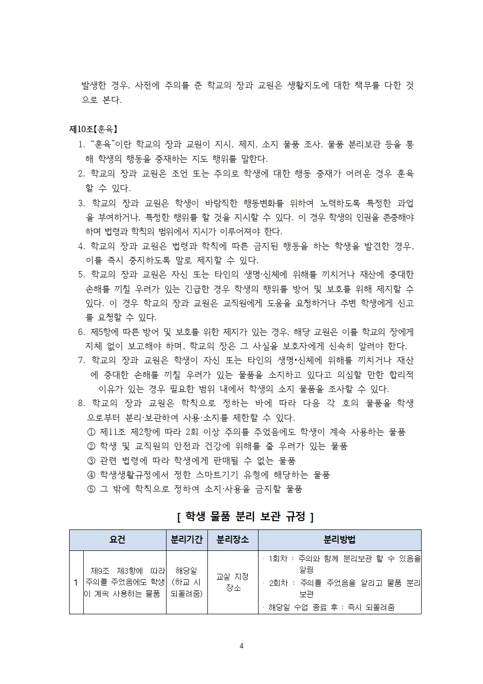 아인초등학교 학생생활규정 (2026개정)004